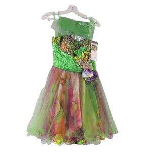 Let’s Fashion XS Colorful Formal Homecoming Dress Knee Length Multicolor Sequins